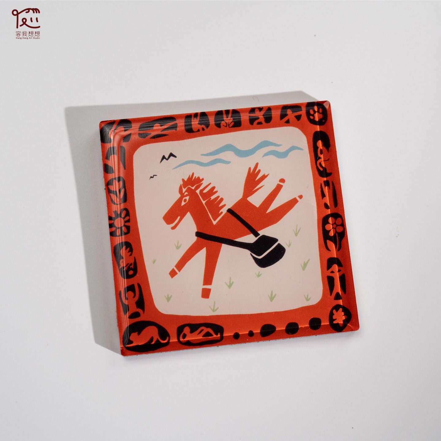 欧阳子颖快乐《小马》亚克力滴胶冰箱贴,节庆用品/礼品,文化创意冰箱贴,淘宝优惠券,粉丝福利购,淘宝优惠卷