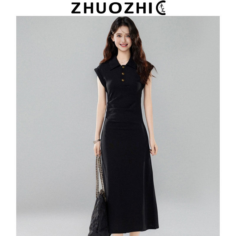 卓芝法式连衣裙夏季新款长裙女装图片