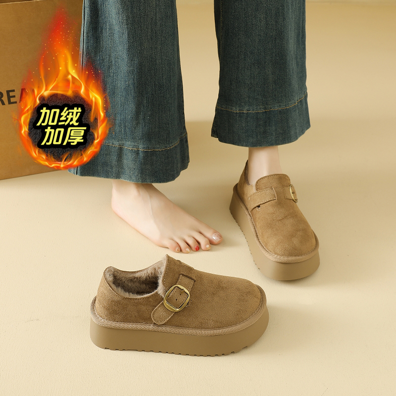 赵露思同款加绒勃肯鞋女