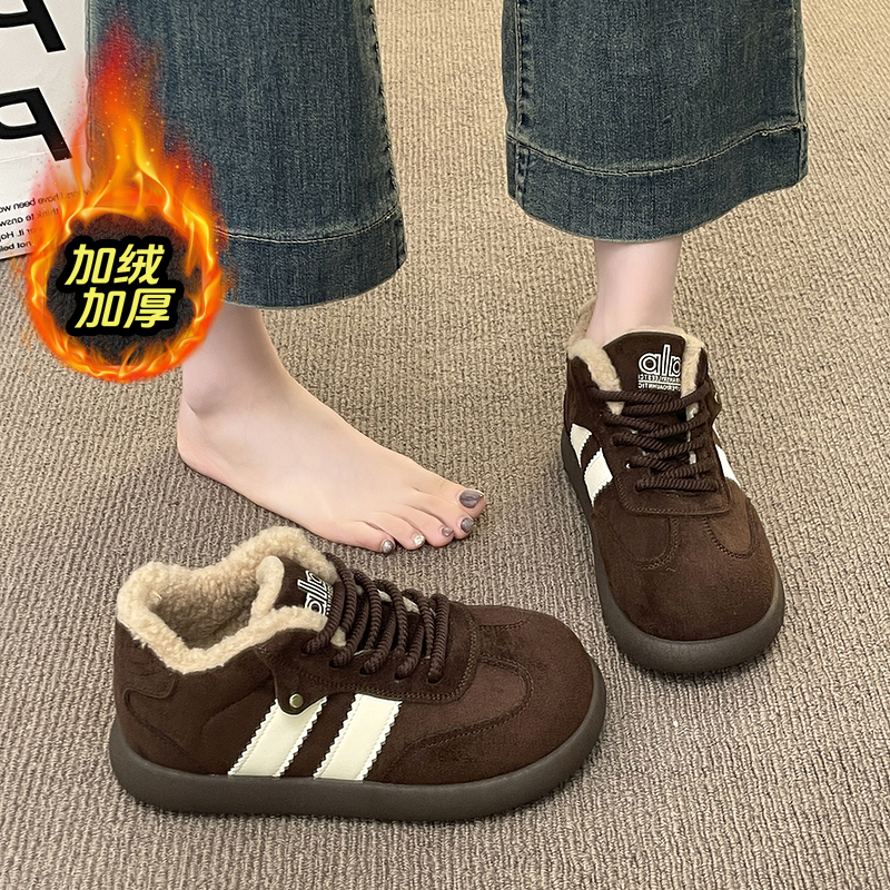 赵露思同款加绒加厚棉鞋女款