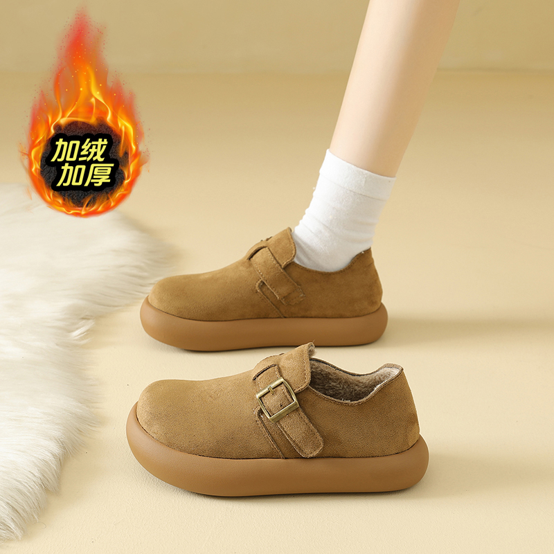 赵露思同款超火加绒勃肯鞋女