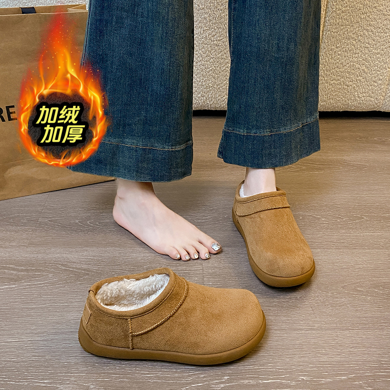 赵露思同款加绒勃肯鞋女