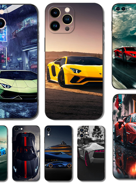 超酷跑汽车牛保护壳液态软硅胶手机壳适用于苹果1514pro iphone12pro max13 11 40X xr7 8P 6 se全包防摔男款