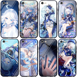 原神水神芙宁娜手机壳芙卡洛斯适用苹果14 13vivox90华为nova7 OPPOreno9 红米k60小米荣耀80黑鲨一加11三星