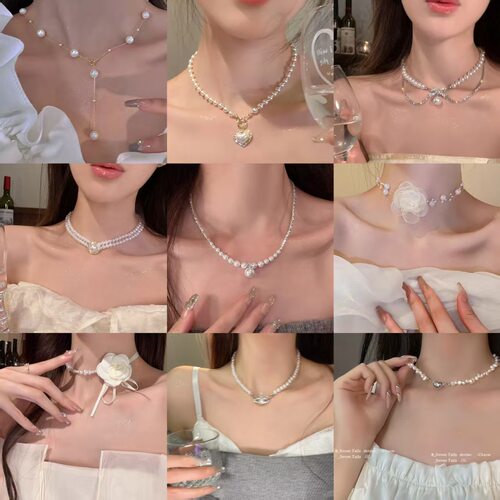 womenclothes简约珍珠项