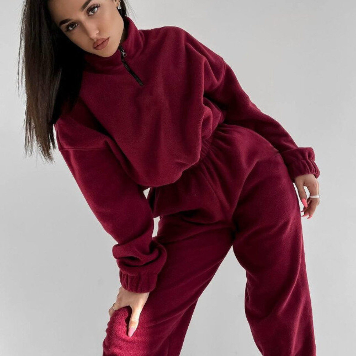 women clothes2026春秋热卖新款女装EBay时尚休闲宽松拉链立领卫