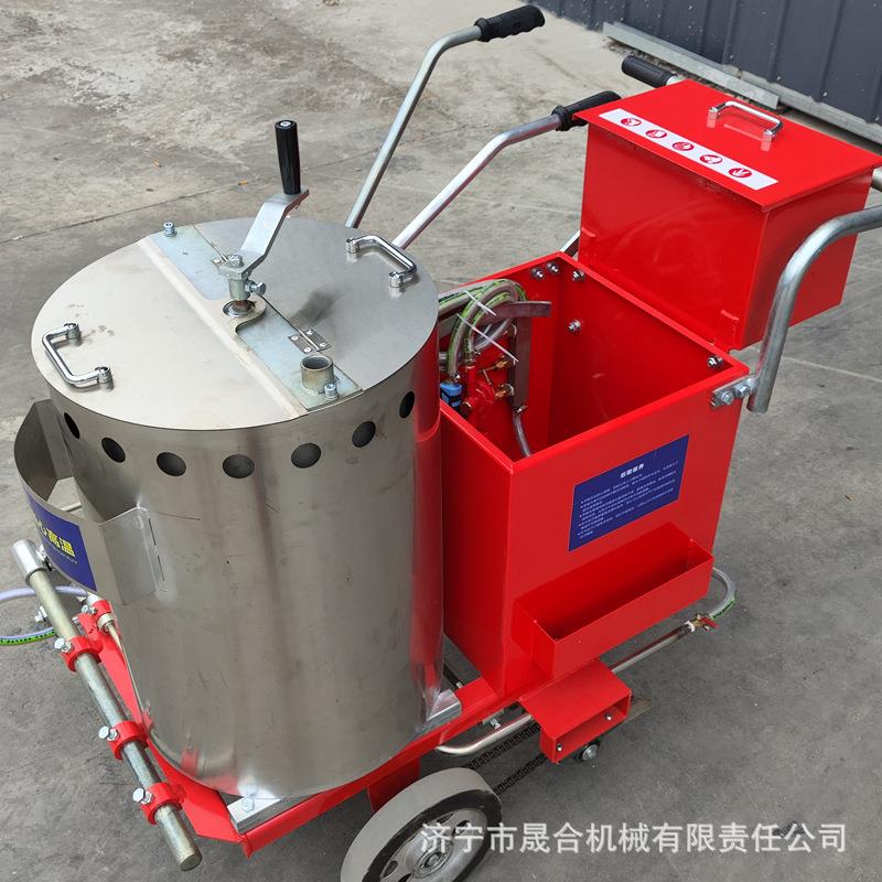 斑马线划线手推式热熔划线机跑道停车位小型划线机热熔划线机