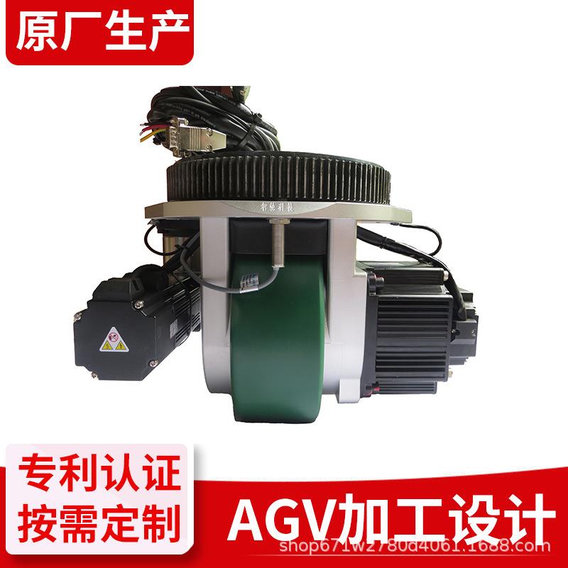 承载1.5吨重型AGV舵轮伺服行星减速机驱动轮260系列