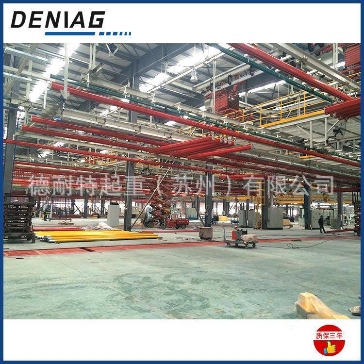 上海柔性起重机500kg自立钢结构轨道悬挂单梁行车龙门吊