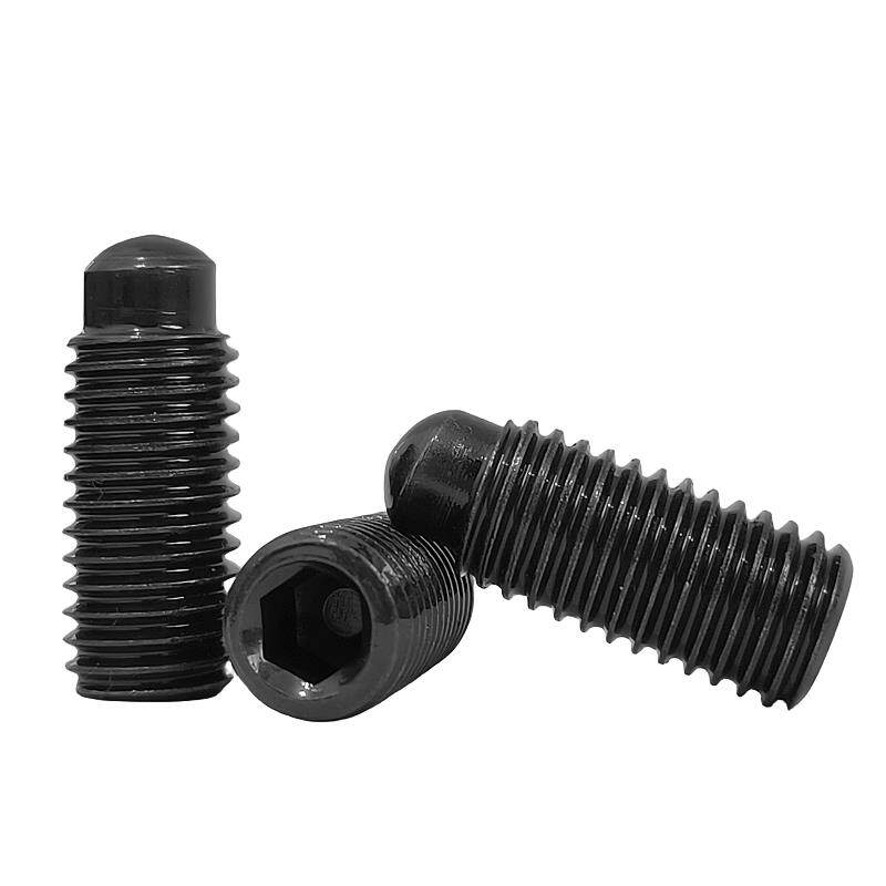 DIN915. 12X30 12.9级内六角圆柱球面紧定螺钉机米/顶丝/无头螺丝