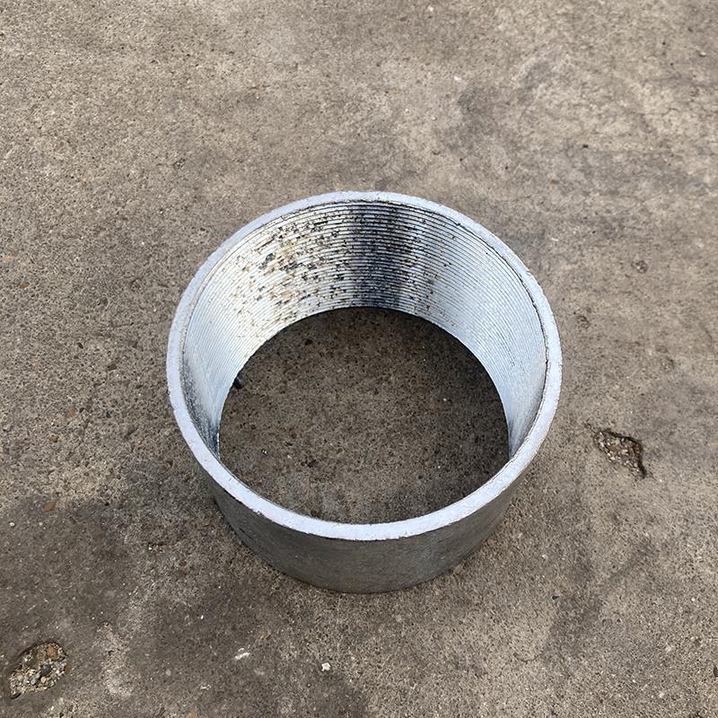 镀锌圆内丝管古通丝无缝内牙直通钢管道连接头穿线加长