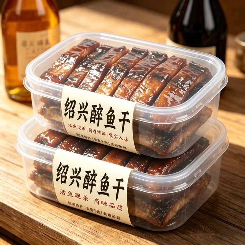【老字号】正宗醉鱼干绍兴特产即食花雕酒醉鱼干中段鱼块下酒下饭