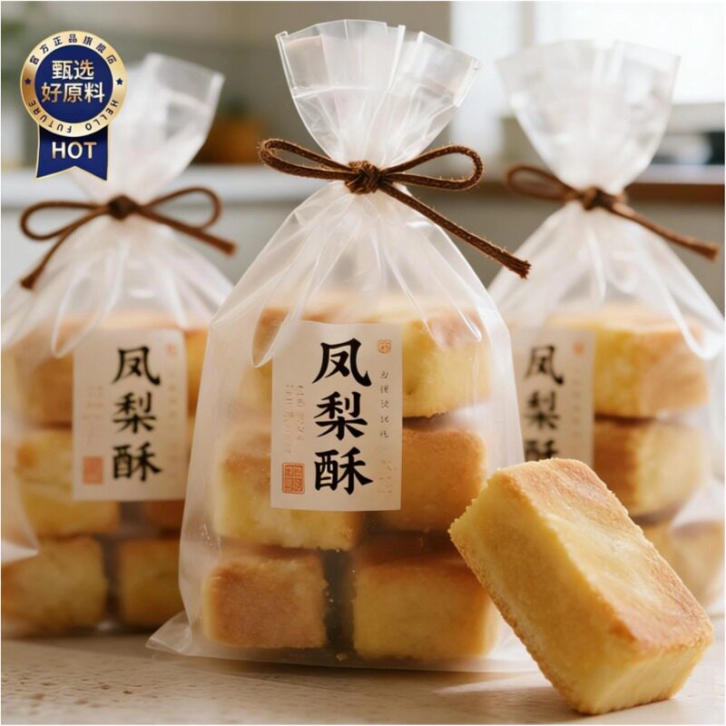 【央妈推荐】台湾正宗凤梨酥铁盒子福建鼓浪屿中式糕点手工点心