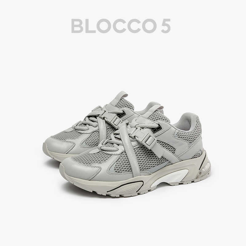 拼色运动老爹鞋BLOCCO5时尚平底