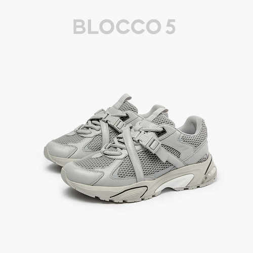 拼色运动老爹鞋BLOCCO5时尚平底