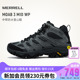 MERRELL迈乐MOAB3中高帮登山鞋 男女防泼水防滑耐磨户外专业徒步鞋