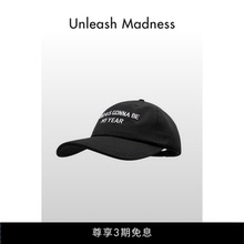 Unleash Madness 2024英文棒球帽软顶遮阳帽金智妮jennie同款帽子