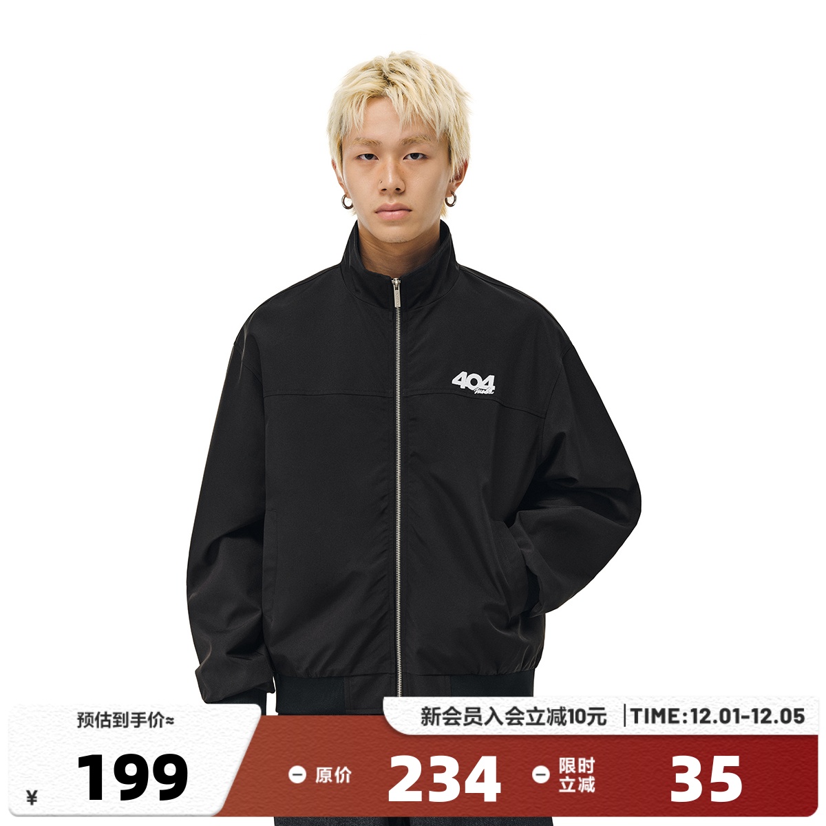 404MOBGANG半高领秋季宽松型