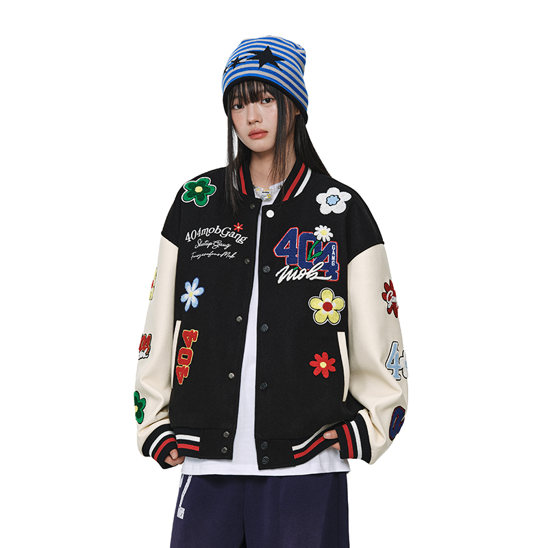 404MOBGANG棒球领冬季宽松型