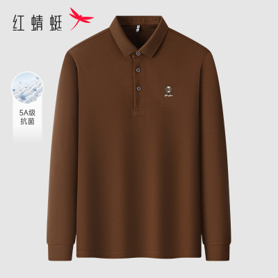 红蜻蜓中年男士商务休闲Polo上衣