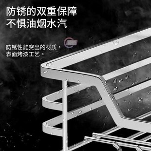 收纳碗碟架拉篮N厨房实用橱柜碗篮柜厨柜 家用304不锈钢双层抽屉式