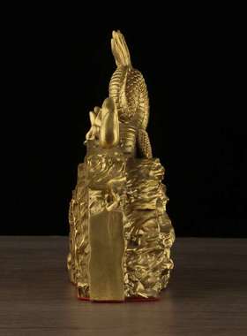 铜避火龙厨房西北缺角解火烧天门乾位摆件铜器工艺品
