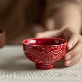 家用防烫泡茶杯子k陶瓷复古主人杯功夫泡茶杯个人杯茶盏茶室品茗