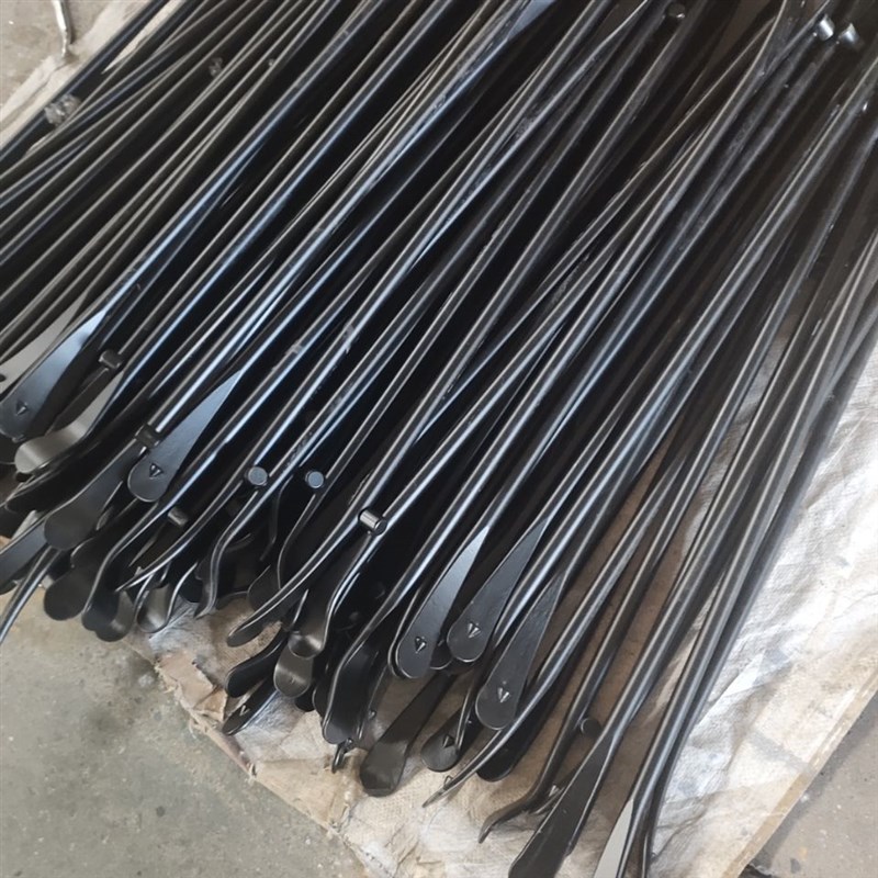 扒胎机专用撬板汽车轮胎修理工具撬棍长500mm碳钢补胎弯钩扁撬杠