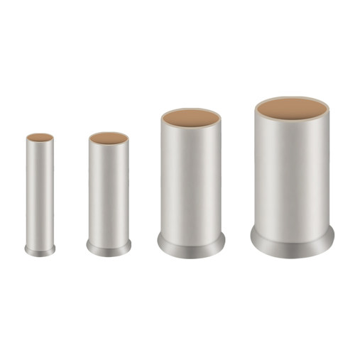 EN管型裸端头紫铜线鼻子针型管状冷压接线端子铜管铜鼻子连接管