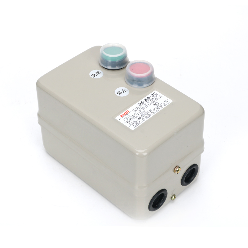 磁力开关启动器QCX5风机水泵粉碎机过载缺相保护器三相380V包邮