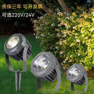 led圆形照树灯泛光灯户外防水广告灯投光灯室外简约现代cob射树灯