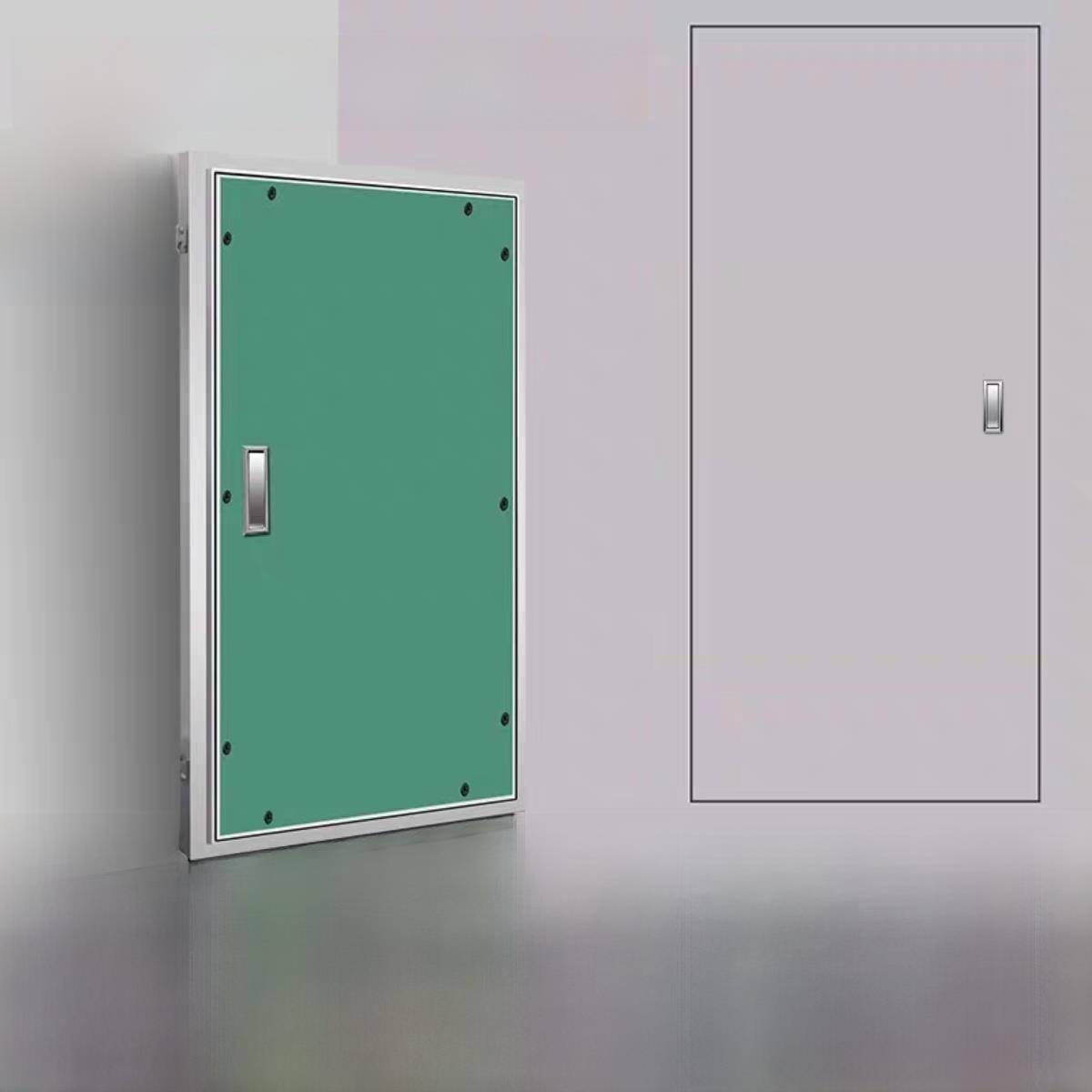 订做铝合金隐形检修门石膏板家用定制消防栓管井隔音预埋式隐藏门