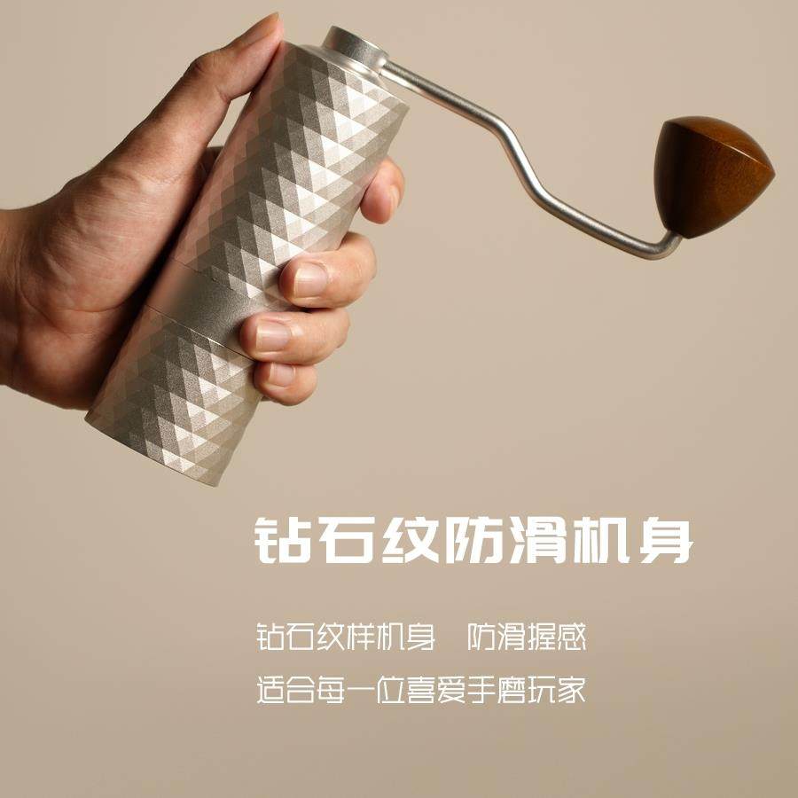 手摇咖啡磨豆机 家用手冲意式咖啡豆研磨器具随行手动 CNC三段式