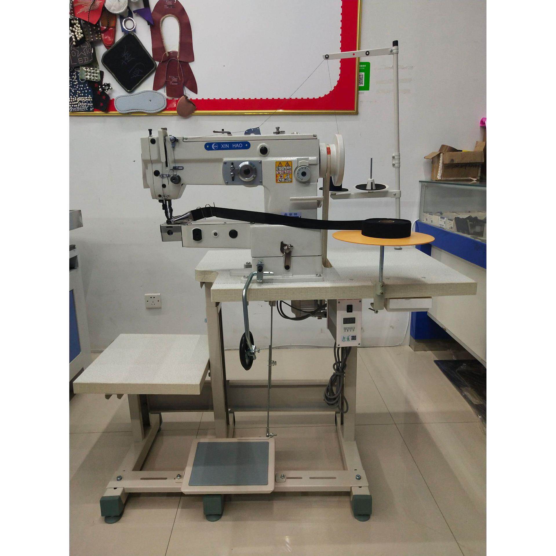 小嘴人字包边高车曲折缝同步人字车厚料大梭高车鞋口包边缝纫机