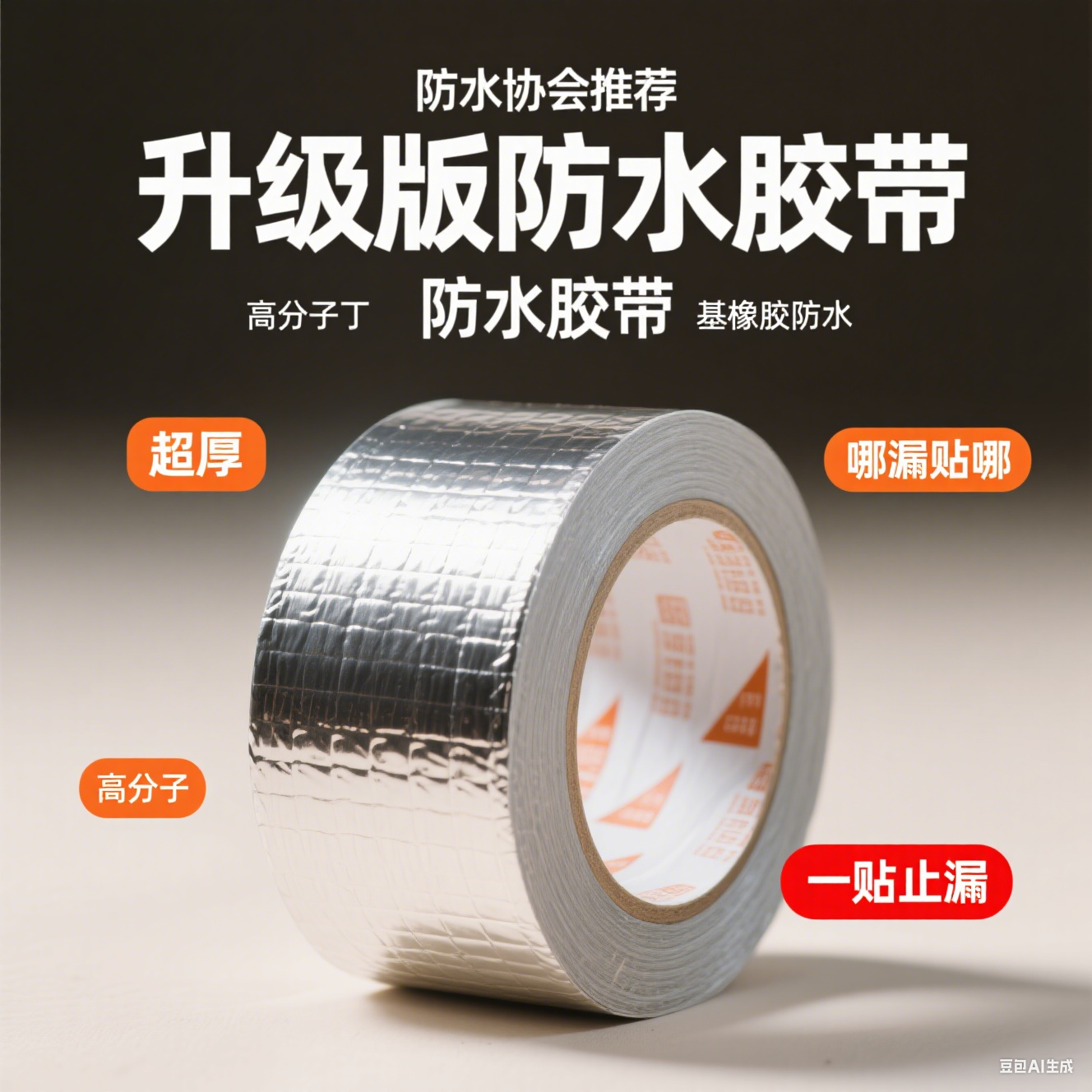 丁基防水胶带强力防漏补漏房顶屋顶彩钢瓦加厚自粘防水卷材丁基胶,基础建材,防水涂料,淘宝优惠券,粉丝福利购,淘宝优惠卷