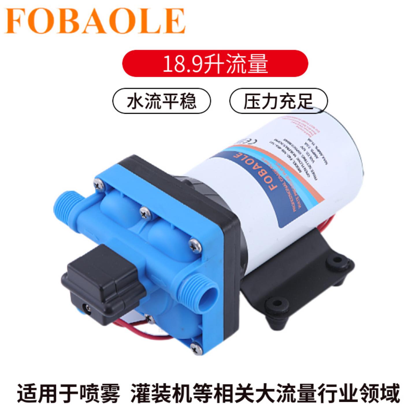 微型直流电动高压隔膜泵24V