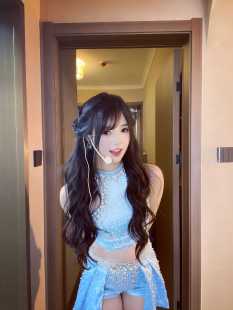 张元 重工艺钉珠爵士舞打歌服舞台演出服演唱会 英IVE韩国女团同款