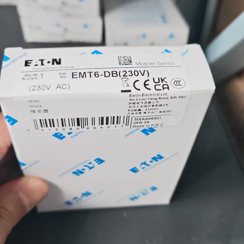 伊顿穆勒EMT6-DB(230V)高性能过载继电器原装EATON
