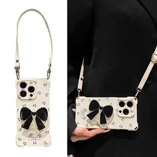 10pro新款 k12s真我realme15 A6GT8四角 黑蝴蝶结爱心适用于OPPO 13pro女款 findx9pro手机壳x8Reno14pro