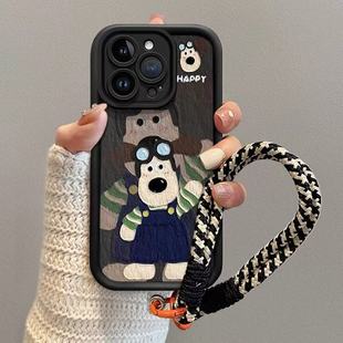 300i手机壳y93 20高竹 可爱背带狗适用于vivoy500 T2xy55s 78plus女款 67新款 y77 z3i