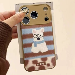 满喆线条小狗适用于小米 17promax手机壳小米15pro/14/13保护套红米k90prok80至尊Turbo4Pro3/note13pro气垫