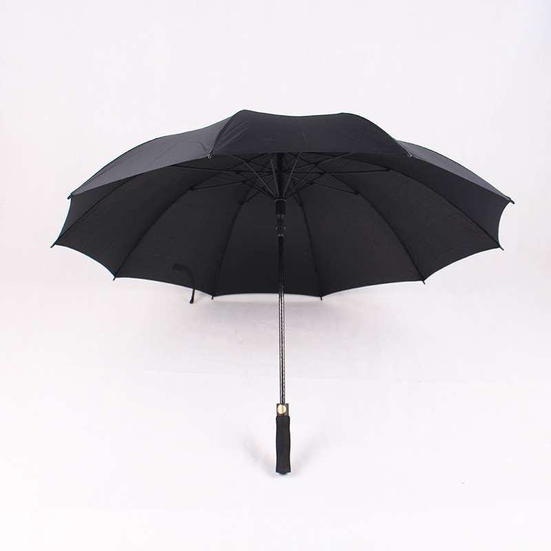 厂家现货八骨十骨直杆晴雨两用自动纤维骨架雨伞可印刷广告礼品伞