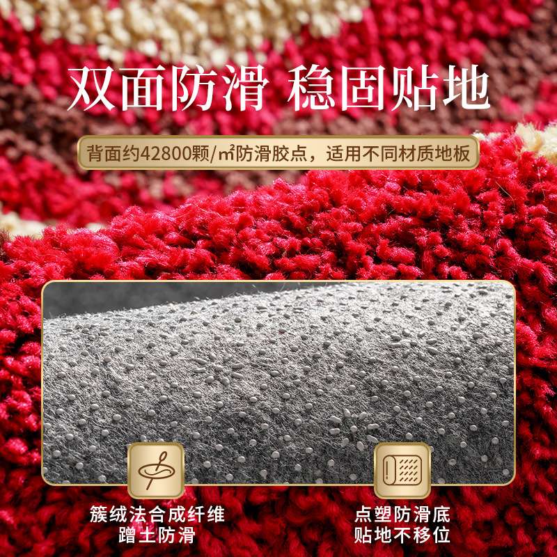 跨境入户门地垫乔迁之喜进门脚垫家用门口防滑耐脏垫玄关地毯