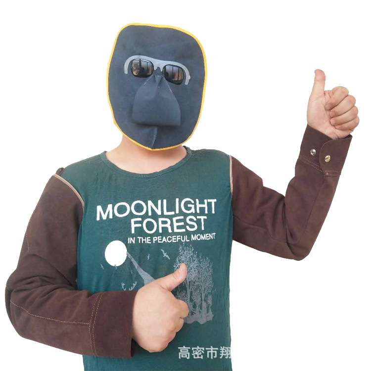 牛皮耐磨防阻燃耐高温套袖焊接电焊袖子劳保焊工护袖防护手臂