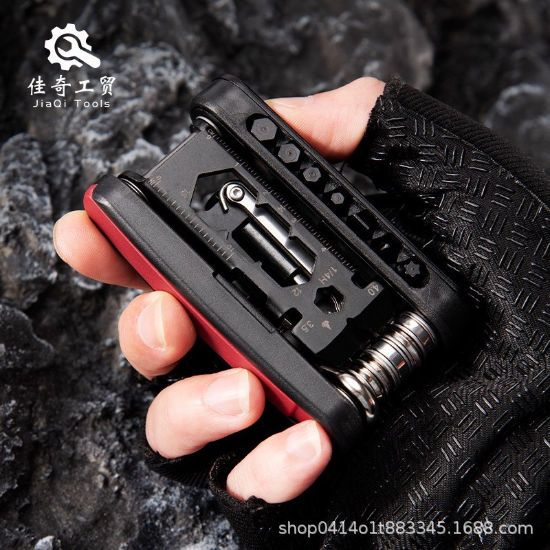 新款厂家自销自行车工具多功能截链器扳手Q组合便携随车工具