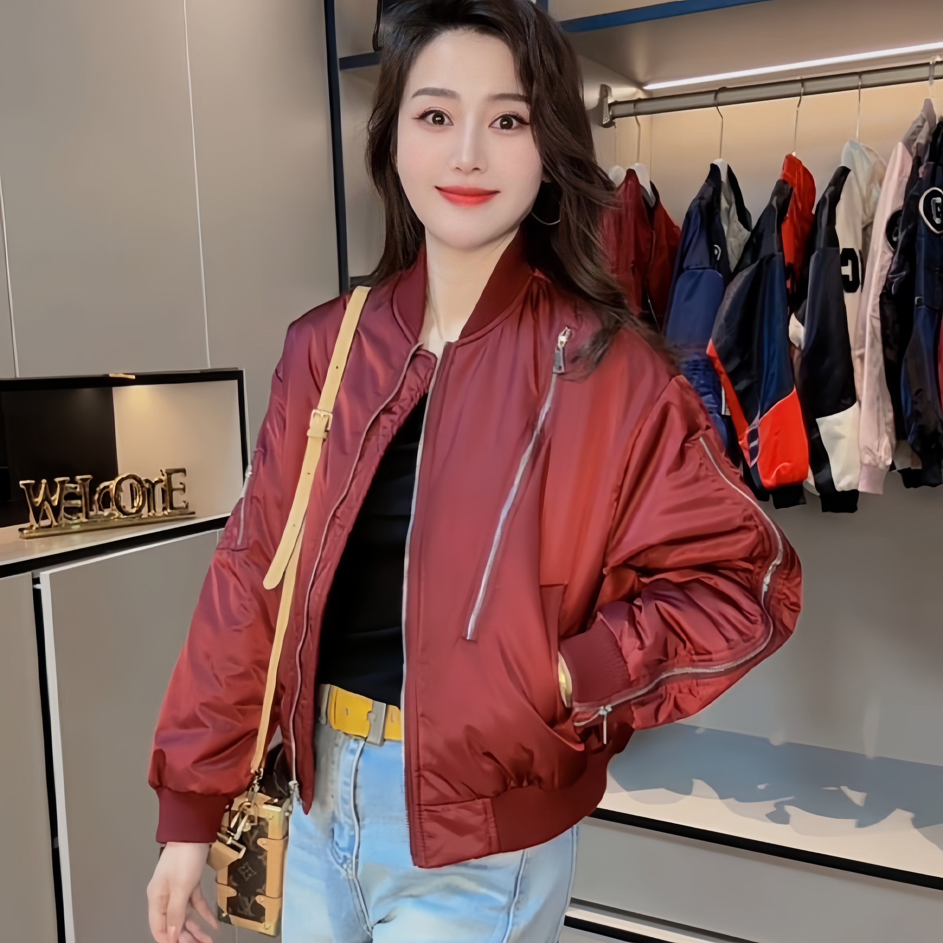 2025新款秋冬外套保暖妈妈装棉衣/棉服