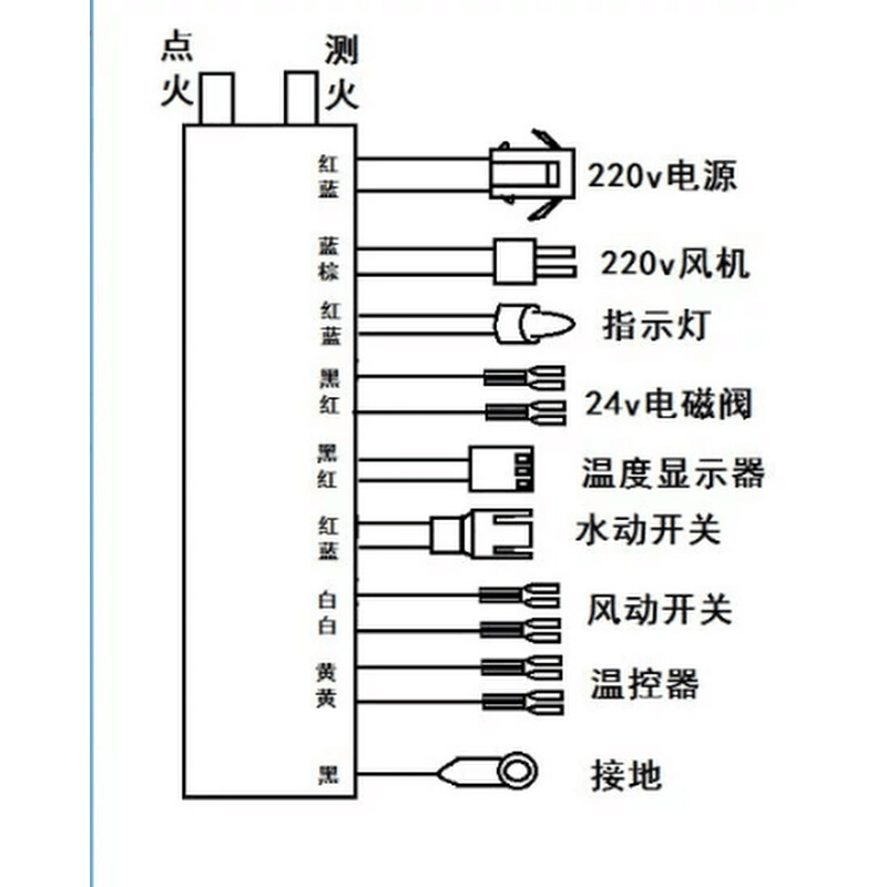 。适用于万和热水器脉冲点火器控制器JSQ8M30-DL01通用8C18 DKM1-