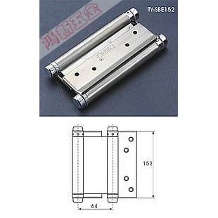 协和双弹簧 6寸合页不锈钢弹簧 铰链 自由门合页 弹簧合页