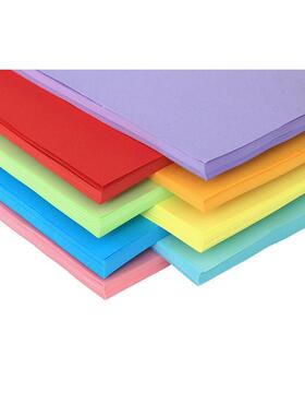 500张安兴A4彩色打印复印纸红黄蓝绿 80克加厚红纸红色a4纸大红色