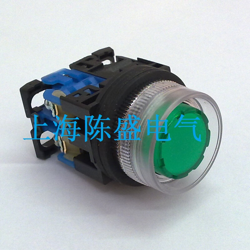 。30mm AR30-G4L-10/01 平头自复带灯 常开或常闭 按钮开关